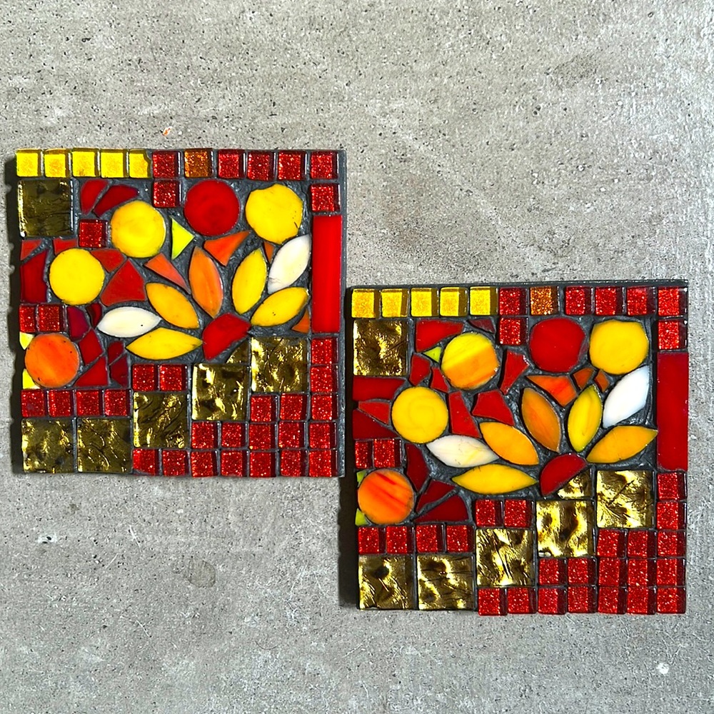 Mosaic coasters